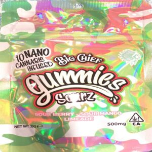 Big Chief Gummies Sourz 100mg THC – A Tasty and Potent