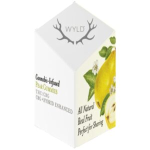 CBG/THC 1:1 Hybrid Pear Enhanced Gummies 10-Pack |Focus