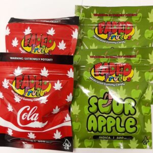 Buy Faded Fruits 500mg THC Gummies Online - Cannabis