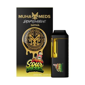 Muha Meds Super Sour Diesel Disposable Vape – Premium Quality